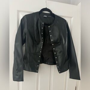 Zara Faux Leather Women's Jacket